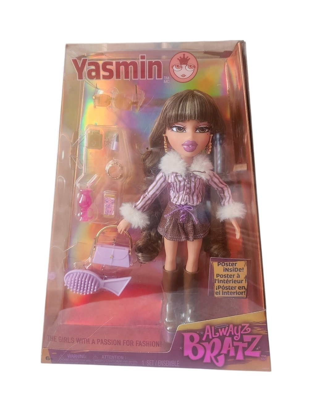 Yasmin Purple Fashion Doll by - Always Bratz NIB